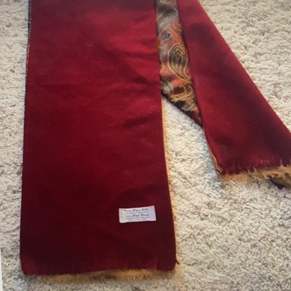 Christian Dior 100% Silk & Fine Wool Scarf From Italy - Picture 6 of 8